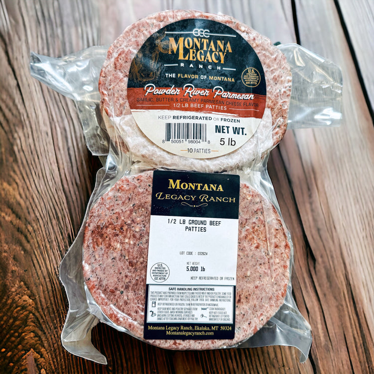 10-1/2 LB BEEF SEASONED PATTIES 5 LB