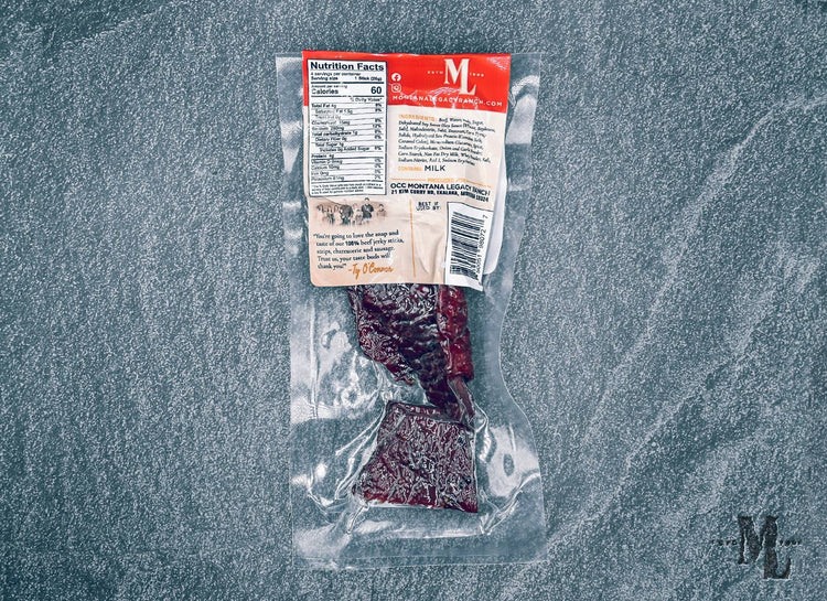 Tiras de cecina de res Let 'Er Buck