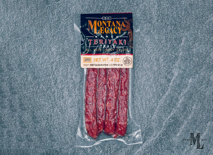 Palitos de cecina de res Teriyaki Trail