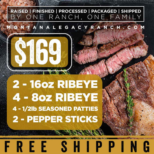 RANCHER RIBEYE FLASH SALE! $169 + FREE SHIPPING