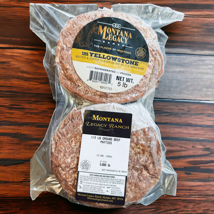 10-1/2 LB BEEF SEASONED PATTIES 5 LB