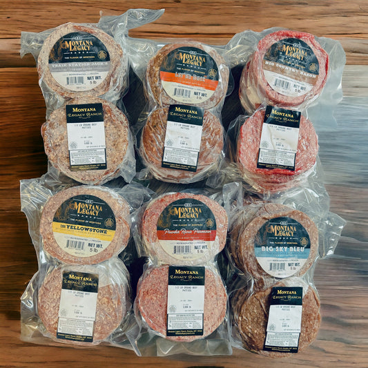 10-1/2 LB BEEF SEASONED PATTIES 5 LB