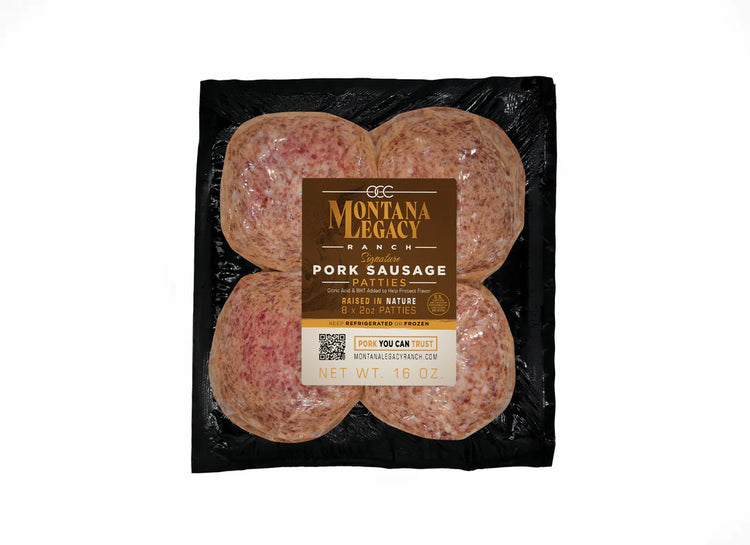 Pork Sausage Patties & Links Box: $99 Free Shipping | Start Your Mornings Right!