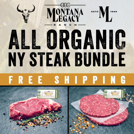 ALL ORGANIC NY STRIP BUNDLE | $175 & FREE SHIPPING