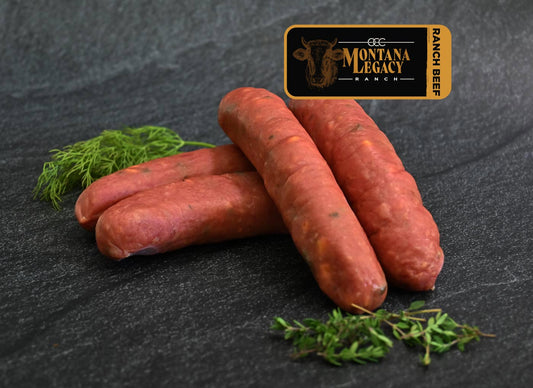 Salchicha ahumada/bratwurst Let 'Er Buck