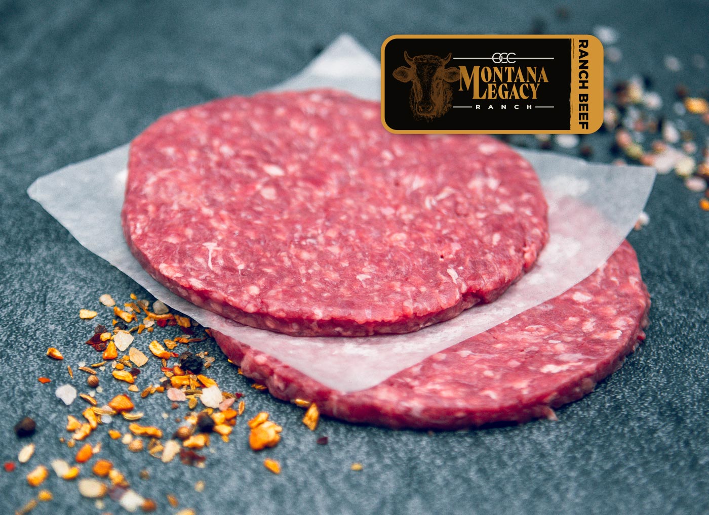 Montana Original 2 X 4 oz. Burger Patty - 8 oz