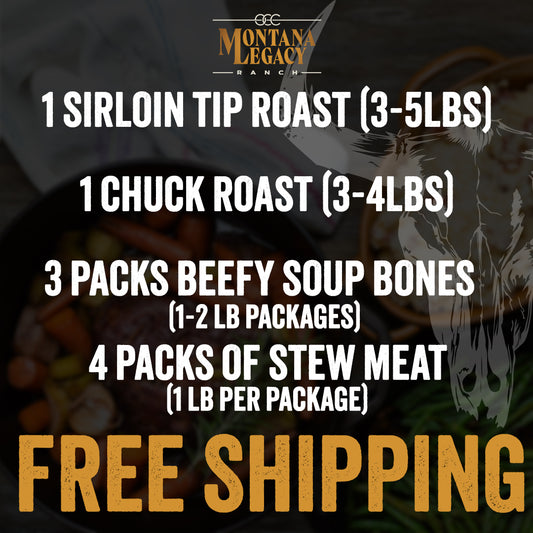 Ranch Raised Roast and Stew Package | $139.99 + FREE SHIPPING