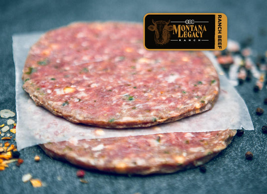 Let'er Buck jalapeño 2 X 4 oz. hamburguesa