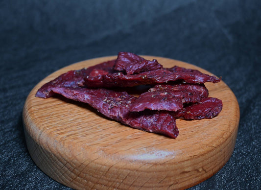 Tiras de cecina de res Let 'Er Buck