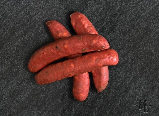 Salchicha ahumada/bratwurst Let 'Er Buck