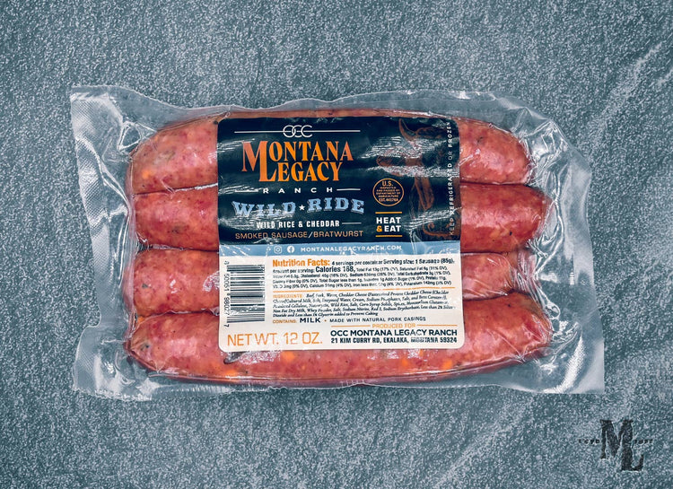 Wild Ride Smoked Sausage/Bratwurst - 12 oz